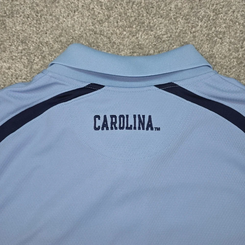 Knights Apparel UNC Tar Heels Polo Shirt Mens XL Carolina Blue North Carolina